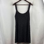 Aidan Mattox  Size 12 Black Beaded Mini Dress Photo 3