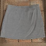 Forever 21  Black White Houndstooth Bodycon Mini Skirt Photo 1