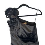 Jessica Simpson  Black One Shoulder Flower Bud Formal Bodycon Dress Women Sz 4 Photo 1