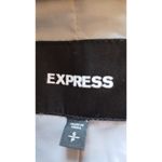 EXPRESS Wool Blend Womens Coat Small Gray Double Breasted unbelted Black Buttons Photo 6