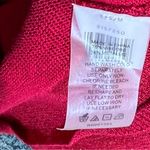 Vince Camuto Size Medium Cold Shoulder Long Sleeve Lightweight Red Sweat… Photo 6