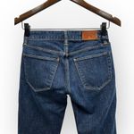 Madewell Super Low Rise Slim Cropped Jeans with Side Zip in Dark Wash size 24 Photo 3