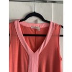 Fresh Produce  Women's Medium Pink V Neck Shift Dress Sleeveless Travel Beach Photo 2