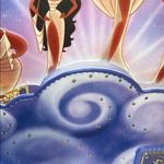 Disney  Loungefly Hercules Muses Clouds Purple Backpack with Whimsical Design​ Photo 8