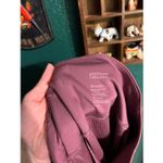 Girlfriend Collective  Dark Pink Ribbed Leggings Size Large Photo 3