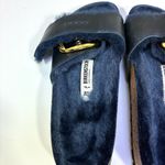 Birkenstock Madrid Big Buckle Genuine Shearling Sandals Midnight US 5 - 5.5 EU 36 NEW Photo 5
