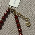 Charter Club  Gold-Tone Crystal & Colored Faux Pearl Necklace 17" +2" Extender Photo 2