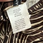 Jantzen  Tankini Swimsuit 2pc Bikini Brown Halter Tropical Palm 10 Photo 5