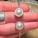 Lucky Brand  Pearl Open Cuff Hinge Bracelet Photo 13