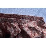 Japna  Floral Maxi Skirt Women’s Sz L Black Pink Wrap Ruffle Hem Cottagecore Photo 11