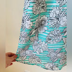 Crown & Ivy  Montauk Signature Weekend Shift Dress in Mint & Navy - Size S Photo 4
