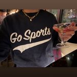 Favorite Daughter Go Sports Navy Pullover Photo 3