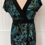 Apt. 9 Multi Color Floral Paisley Design Knit Top Photo 0