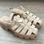 EGO NEW  beige cage gladiator sandals size 6. Photo 0