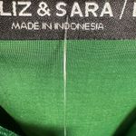 Liz & Sara sparkling shimmer green velvet mini dress size large NWT Photo 5