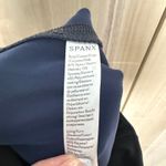 Spanx Faux Leather Legging Midnight Navy Blue Size Large Pull On Leggings Photo 5