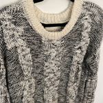 J.O.A. Cream & Black Knit Sweater Photo 1