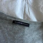 Brandy Melville Grey and white argyle cropped long sleeve cardigan size XS Photo 1