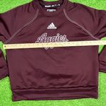 Adidas Texas A&M‎  Sweatshirt Womens SM Aggie Script Maroon Pullover EUC Photo 4