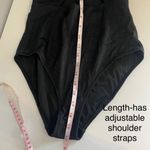 Aerie Twist Cut Out One Piece Swimsuit Black Photo 7