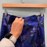Elie Tahari  Silk Wide Leg Navy Floral Pants 0 Photo 2