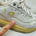 Skechers Shape Ups Fitness White Lace Up Walking Trainer Shoes Size 6.5 Photo 5