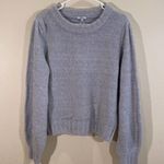 Rails  Sybil Puff Sleeve Wool Cashmere Alpaca Blend Grey Sweater SIZE: L Photo 1