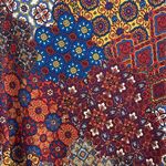 MSK Bell Trumpet Sleeve Boho Print Mini Dress Size Medium Photo 5