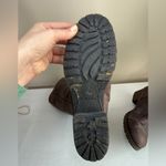 Clarks  Marana Trudy Brown Leather Knee High Low Heel Tall Boots, Sz 9.5 Photo 9