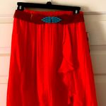 BCX New with Tags Tangerine Skirt with Ruffles Photo 8
