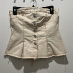 BDG Pleated Jean Corset Top Photo 0