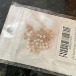 None New white and gold beaded face lanyard for glasses or mask Photo 0