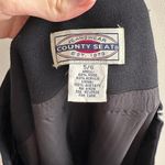 County Seat Jeanswear Classic Black Junior’s Wool Vintage Mini Skirt, Size 5/6 Photo 13