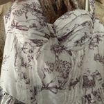 Commense Toile Print Corset Dress size xs White Photo 3
