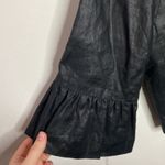 Ralph Lauren New  Black label coated linen cropped jacket with bell sleeves sz 10 Photo 6