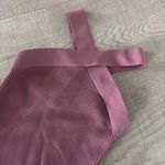 Babaton aritzia sculpt neck ribbed bodycon criss cross mini dress Photo 4