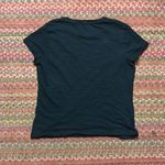 MICHAEL MICHAEL KORS ANIMAL PRINT GOLD LOGO BLACK TEE Size undefined Photo 2