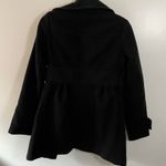 JACK Felted Pea Coat Black Photo 2
