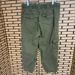 Old Navy  Olive Green Crop Pants Size Large Photo 1