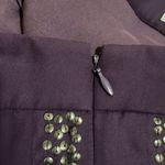 Tibi Silk Studded Mini Skirt Purple Size 6 Photo 5
