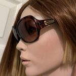 Michael Kors MICHAEL  Brown Tortoise Gradient Oversized Sunglasses Photo 4