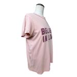 Spiritual Gangster You Are Loved Pink Distressed Short Sleeve T Shirt Medium Photo 3
