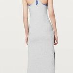 Lululemon Restore and Revitalized Dress Heathered Gray Cotton Maxi Size 8 Photo 1