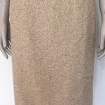 Escada Cashmere Blend Pencil Skirt Tan Size M Photo 0