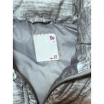SO  Puffer Vest XS Gray White Padded Quilted Lightweight Packable Pockets‎ Winter Photo 1