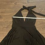 Soprano Vintage Y2K  Black Backless Halter A Line Dress, Size Small Photo 3