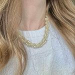 Twisted Fresh Water Pearl Strand Necklace Vintage “Zoradia” Elegant Classic Style Minimal Pearlcore White Photo 8