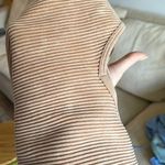 Aura Tan Ribbed Bodysuit Tank Photo 5