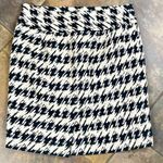 Ann Taylor Petite Beige Houndstooth Mini Skirt 4P Photo 6