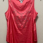 Cato Roper Coral tank top with Studded Silver Butterfly Design #y2kfashion Photo 0